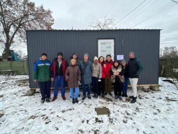 Встановлено 2 модульні будиночки для сімей з с.Демидів
