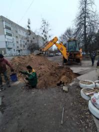 Відремонтовано порив теплотраси