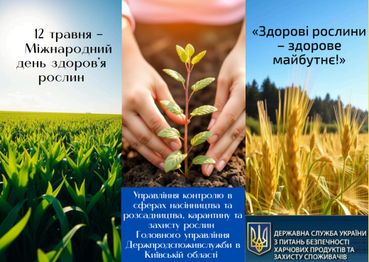 12 травня – Міжнародний день здоров’я рослин