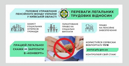 Головне управляння Пенсійного фонду України у Київській області інформує