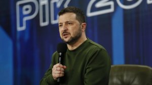 25 лютого відбулася пресконференція Президента України Володимира Зеленського, організована в межах форуму «Україна. Рік 2024»