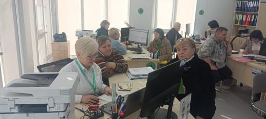 Сьогодні у ЦНАПі Димерської селищної ради відбувся прийом громадян спеціалістом Головного управління Пенсійного фонду України у Київській області