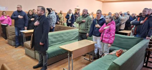 У День Збройних Сил України мали честь відзначити захисників з Димерської громади, котрі віддали частину свого здоров’я за захист Батьківщини