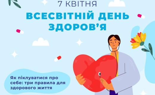 7 квітня – Всесвітній день здоров’я. Час обирати здоров’я – що важливо згадати у Всесвітній день здоров’я?