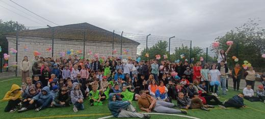 Відкрили спортивний майданчик на базі Димерського ліцею №2